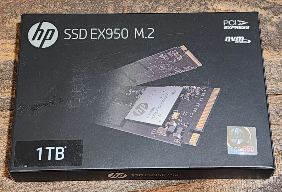 HP EX950 M.2 1TB PCIe 3.1 x4 NVMe 3D TLC NAND Internal Solid State