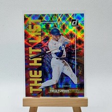 2022 Donruss Baseball The Hit List #1 Trea Turner /999 - Los Angeles Dodgers