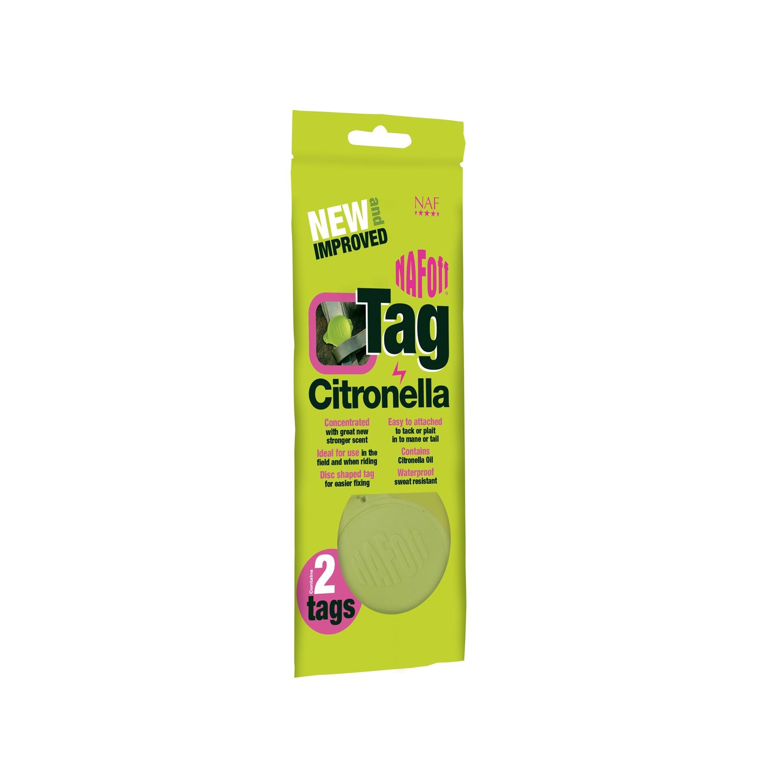 NAF Citronella Tag 2 Pack