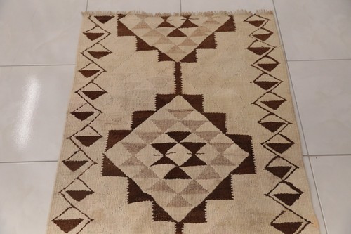 Handmade oushak rug, Retro rug, Bathroom rug,Soft pile rug,3.1x9.2 ft RK 12625 - Picture 10 of 13