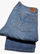 TOMMY BAHAMA-Med.Wash Blue Denim, Mens BARBADOS, Stretch BOOTCUT Jeans-(40×29)