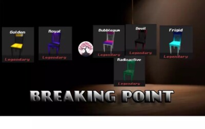 Roblox Breaking Point Bundle | ALL LEGENDARY CHAIRS BUNDLE RARE | 🔥 ...