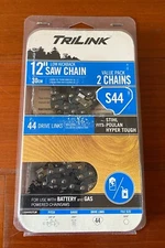 New Trilink S44 - 12" 2 Pack Replacement Saw Chain