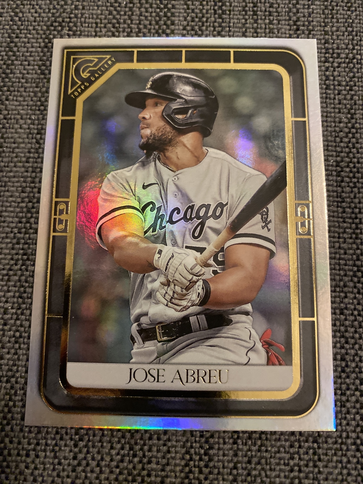 2021 Topps Gallery Jose Abreu Rainbow Foil #21 Chicago White Sox