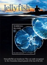 Marshall Islands 2019 - Jellyfish - Souvenir Stamp Sheet - Scott #1238 - MNH