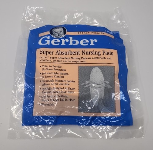 Vintage 1995 Gerber Baby Nursing Pads Breastfeeding New Sealed 90s 1990s Prop