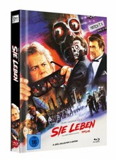 Mediabook SIE LEBEN - JOHN CARPENTER They Live ! 2 Disc BLU-RAY Cover F NEU