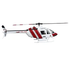 Roban RTF 470 Size B206 RC Helicopter Red White CAL FIRE Model GPS Auto Return