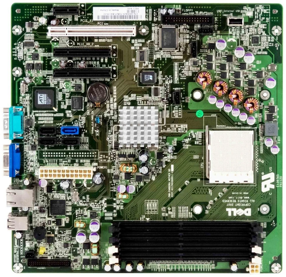 Mainboards Dell 0RR825 RR825 Socket AM2 DDR2 ATX PowerEdge T105 Nvidia CK8-04 - Image 2 of 2