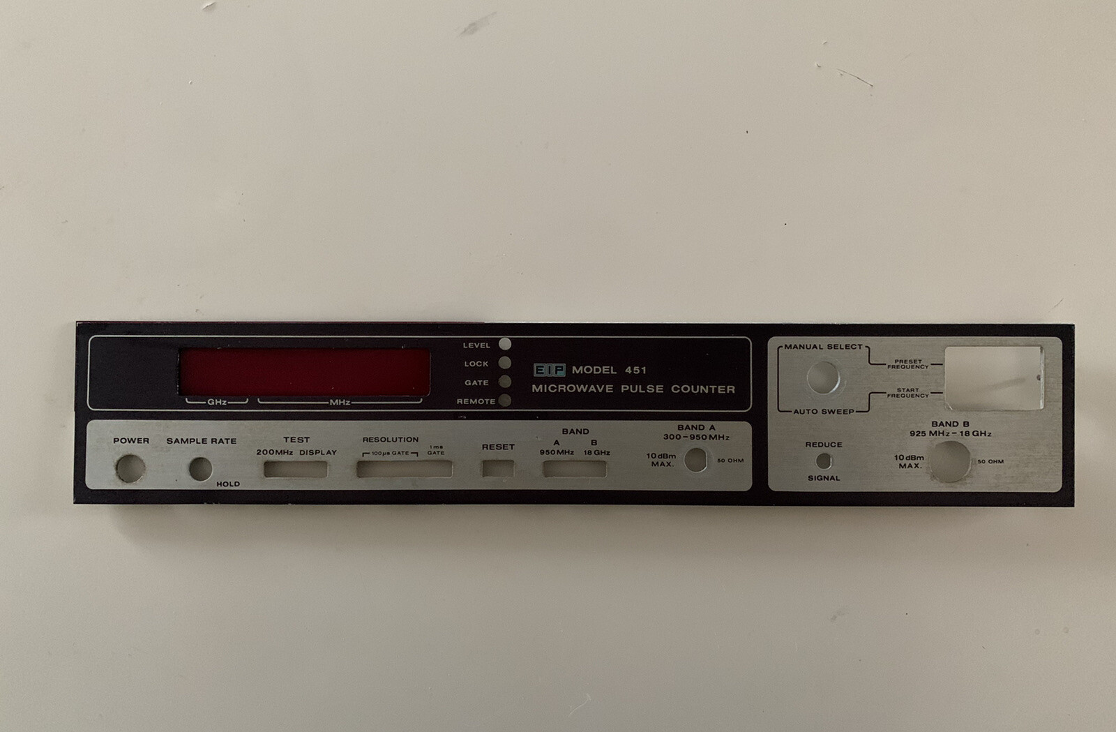 EIP 451 Microwave Pulse Counter Front Panel eBay
