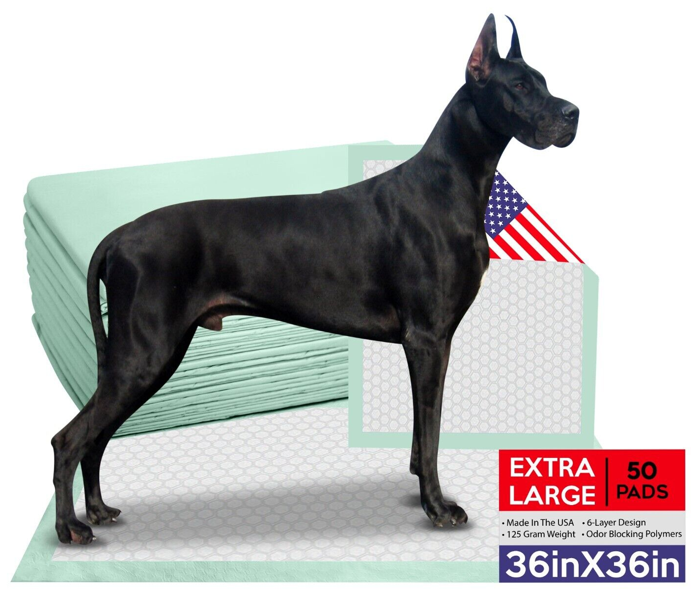 50 Ultra Heavy Disposable 36x36 Dog Puppy Training Wee Wee Pee Pads