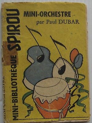Mini Recit N°49 Mini Orchestre Supplément Spirou N°1190 Dubar 1961