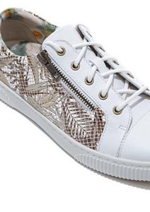 born tamara casual zip leather sneakers