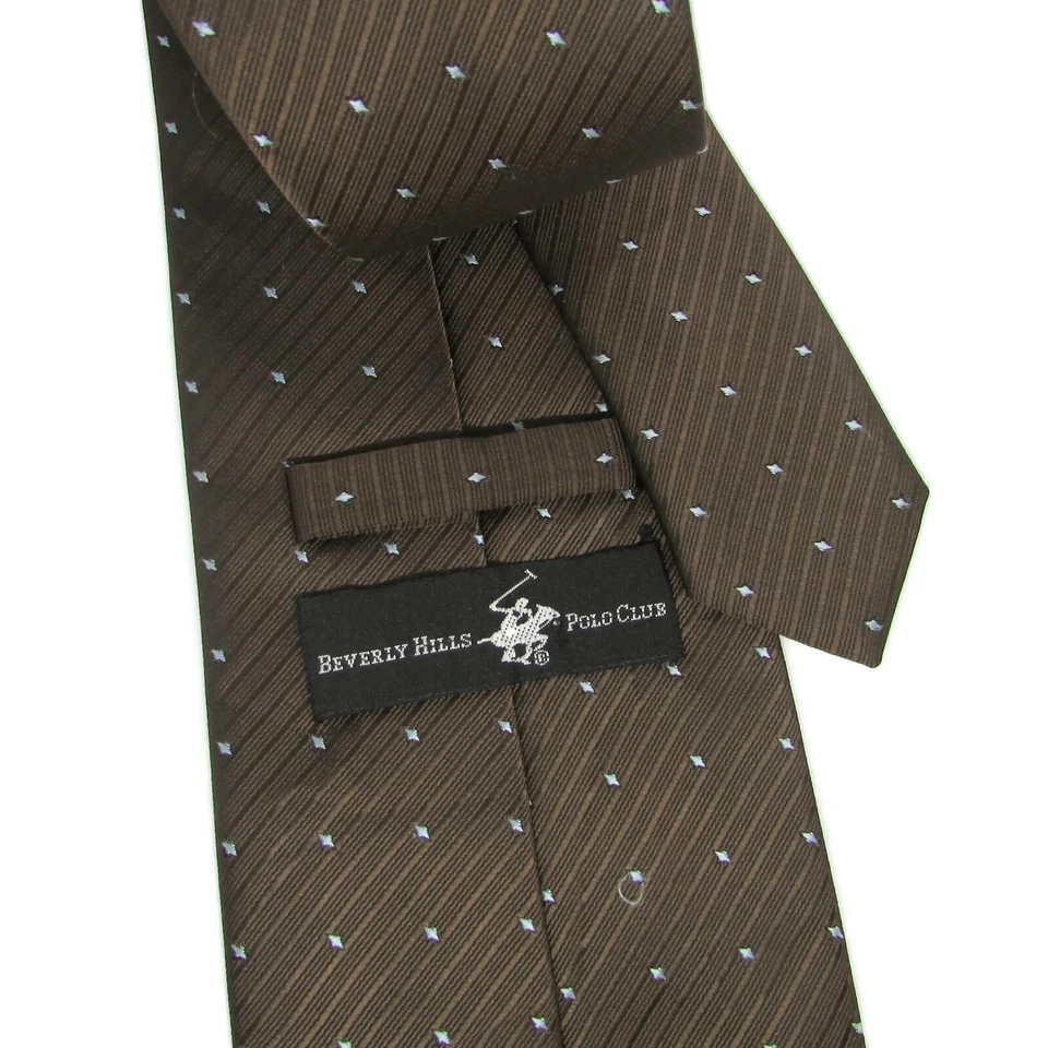 Corbata de cuello Beverly Hills Polo Club para hombre 58" L 4" W Foto 2 de 2