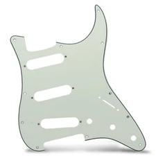 AxLabs Hardware Strat-style 11-Hole Blank Pickguard - Parchment