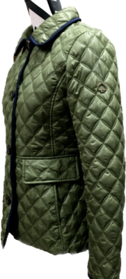 Kate Spade jacket Size XS Oliver green Quilt ENCHANTED GREEN Coat