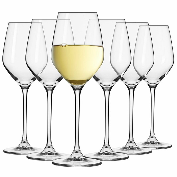 Krosno Splendour Kleine GläSer FüR WeißWein Wein | Set 6 | 340 Ml | SpüLmaschine-image