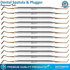 Dental Composite Filling Instruments Spatula  Plugger with Titanium Gold Tips