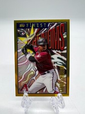 2023 Topps Finest Flashbacks Phenoms Gabriel Moreno #172 Rare Gold RC Rookie
