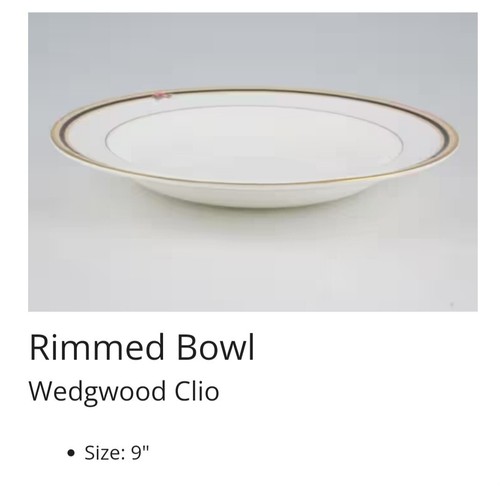 Wedgwood CLIO Bone China FIVE Piece Place Setting 1992 -- Total 20 - Picture 7 of 24