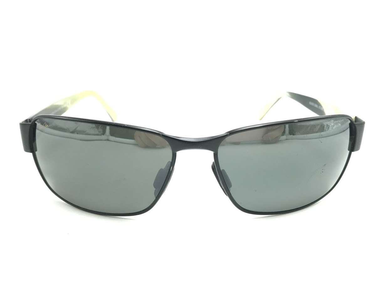 Maui Jim BLACK CORAL MJ 249-2M Polarized Matte Black Sunglasses 65