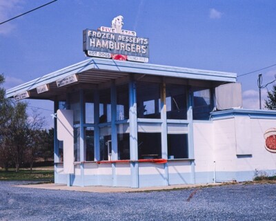8x10 Vintage photo of Five Star Snack Bar in Mount Crawford, VA  Free Shipping!!