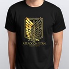 Attack On Titan T Shirt AOT Survey Corp Anime Manga Mikasa Ackerman Mens