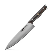 Klaus Meyer Rondure High Carbon Tri-ply Steel 8 inch Chef's Knife