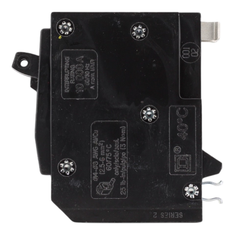 Square D QO2020 1 Pole Twin 20 Amp 120VAC Plug In Tandem No Hook Square D QO2020 1 Pole Twin 20 Amp 120VAC Plug In Tandem No Hook