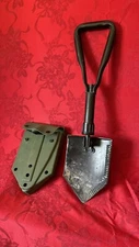 1981 Ames US Military Folding Trench Camp Shovel Skilcraft 1978 Sheath USA