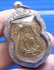 LP Klan, Talismán, Tailandés, Buda, Colgante, Amuleto, Budismo, Vat, Frariano, Monje, Encanto