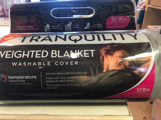 Tranquility Temperature Balancing Weighted Blanket with Washable Cover