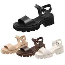 Dream Pairs Women Ankle Strap Open Toe Platform Dress Summer Heel Sandals