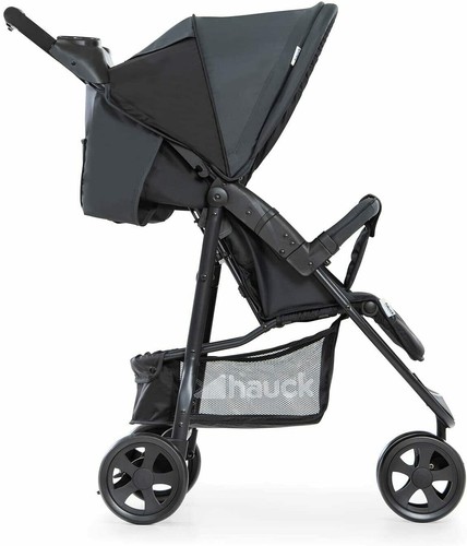 New Hauck Citi Neo II 3 Wheel Pushchair Pram Buggy upto 4 Years in Caviar BLACK - Picture 4 of 6