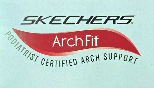 Auténticos Skechers / CITI DRIVE / Mujer / Ajuste de arco / Blanco / Plateado / Nuevo en caja - Imagen 7 de 11