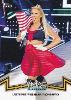 2018 TOPPS WWE Women/'s Division Cox MOMMENTS #nxt-19 Lacey Evans