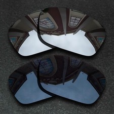 Silver Black Replacement Lenses For-Oakley Siphon Polarized