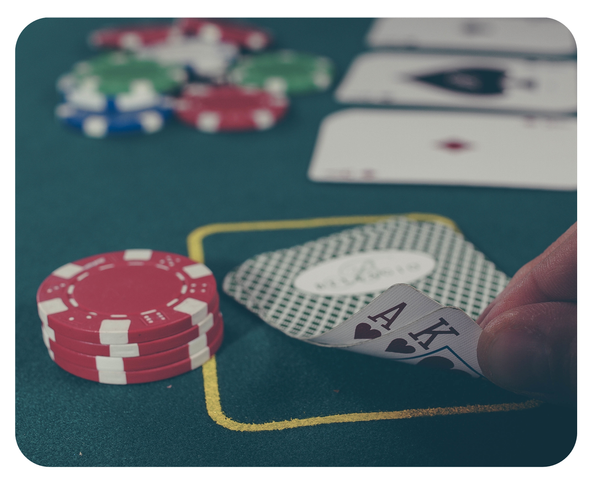 Mousepad Poker 24X19 Karten Spiel GlüCk Vegas Joker Mauspad Unterlage-image