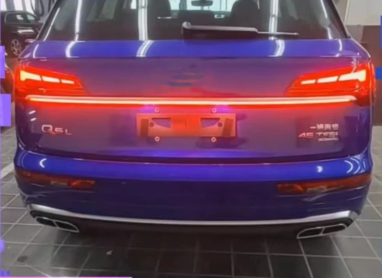 Rear Trunk Dynamic Tail Light LED Brake Stop Lamp DRL For AUDI Q5 2021-2024 — 第 4/4 张图片