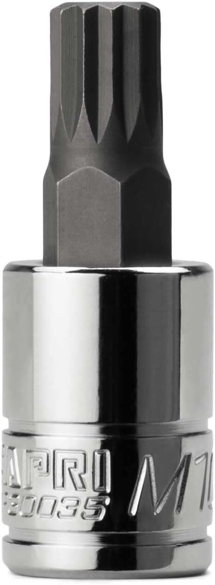 Ri1016☆ Capri Tools 30035 10mm XZN Triple Square Bit Socket with 3/8-Inch