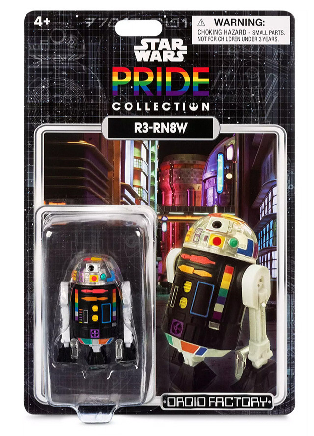 Disney Parks 2024 Star Wars Galaxy&apos;s Edge R3-RN8W Pride Droid Factory Figure