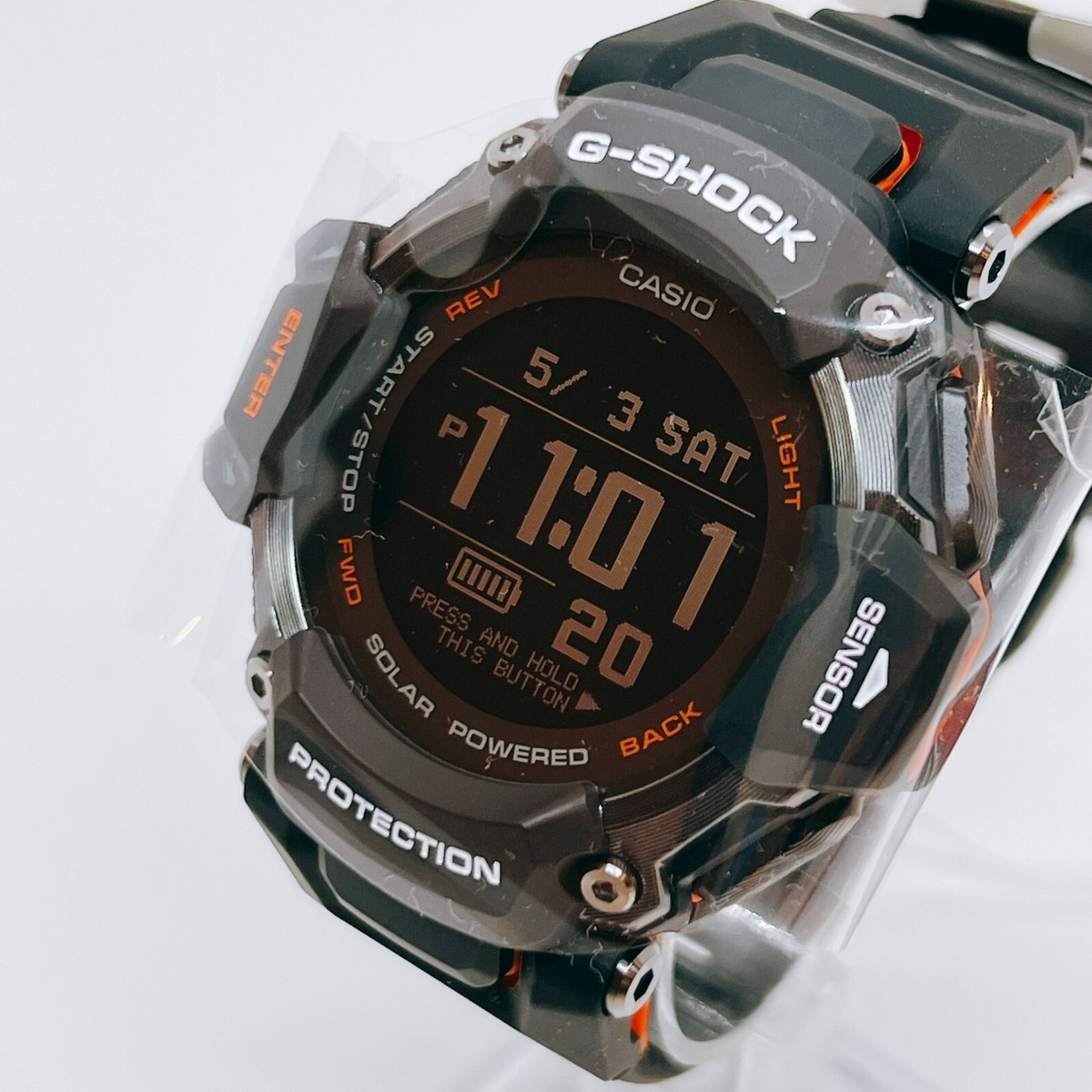 CASIO G-SHOCK GBD-H2000-1AJR Black G-SQUAD Sport Men's Watch 52.6