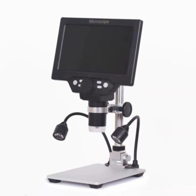 G1200D 12MP 1-1200X HD Microscope Digital Microscope Camera w/  7'' Color Screen