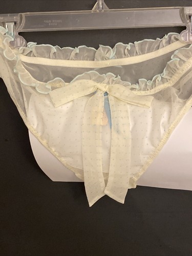 Vintage Victoria Secrets Sexy Little Things Polka Dots Bikini Pantys Size Small - Picture 13 of 16