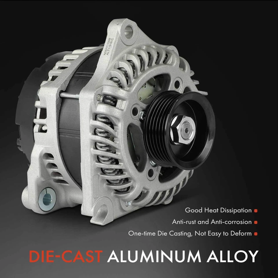 Новый генератор переменного тока для Ford Explorer 2014 2016-2019 V6 3,5 л 230 А 12 В CW 6-канавки - Изображение 4 из 4