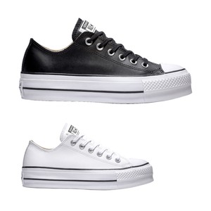 converse ox leather womens trainers