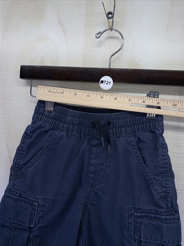 Gap Kids Weathered Blue Cotton Pull On Cargo Shorts Boys XS-10721 - Picture 2 of 8