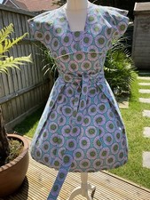 Vanity Project Retro Designer Print Dress & Bolero Jacket Uk Size 8 Vgc #A2 Vanity Project Retro Designer Print Dress & Bolero Jacket Uk Size 8 Vgc #A2