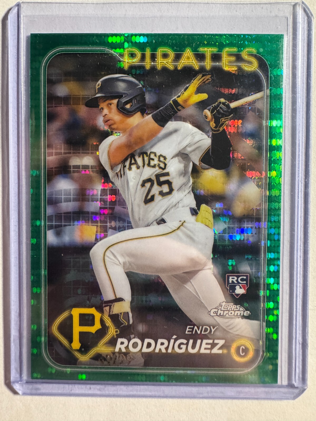 K282,221 - 2024 Topps Chrome Green Sonar Refractors #295 Endy Rodriguez #/99