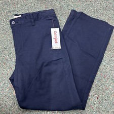 Cat  Jack Boys Size 14 Husky School Uniform Pants Fighter Pilot BLue